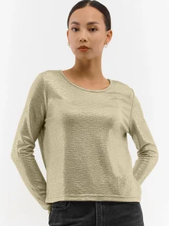 GATE Top z efektem złotej folii| Koszulki I Topy·Topy