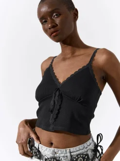 GATE Top z koronką| Koszulki I Topy·Topy