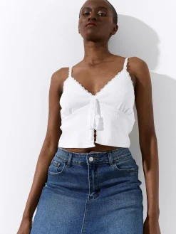 GATE Top z koronką| Koszulki I Topy·Topy