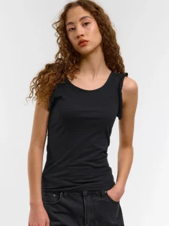 GATE Top z marszczonymi rękawami| Koszulki I Topy·Topy|Koszulki I Topy·Koszulki