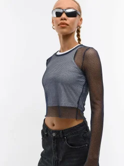 GATE Top z metaliczną nicią| Koszulki I Topy·Topy|Koszulki I Topy·Crop Top ☀️