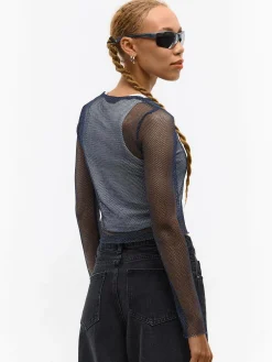 GATE Top z metaliczną nicią| Koszulki I Topy·Topy|Koszulki I Topy·Crop Top ☀️