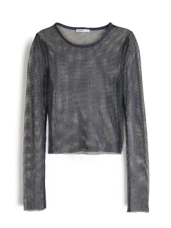 GATE Top z metaliczną nicią| Koszulki I Topy·Topy|Koszulki I Topy·Crop Top ☀️