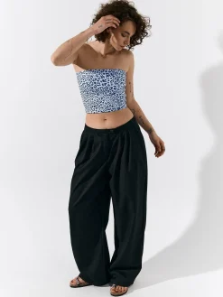 GATE Top z metalicznym nadrukiem zwierzęcym| Koszulki I Topy·Topy|Koszulki I Topy·Podkoszulki ☀️