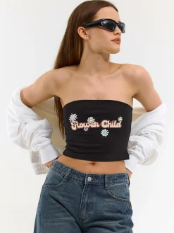 GATE Top z nadrukiem| Koszulki I Topy·Topy|Koszulki I Topy·Crop Top ☀️