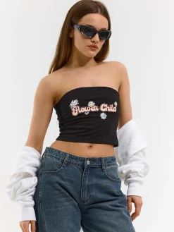 GATE Top z nadrukiem| Koszulki I Topy·Topy|Koszulki I Topy·Crop Top ☀️