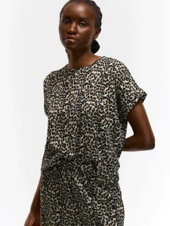 GATE Top z nadrukiem zwierzęcym| Koszulki I Topy·Topy