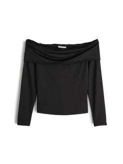 GATE Top z odkrytymi ramionami| Koszulki I Topy·Topy