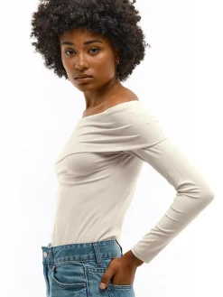 GATE Top z odkrytymi ramionami| Koszulki I Topy·Topy