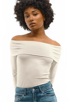 GATE Top z odkrytymi ramionami| Koszulki I Topy·Topy