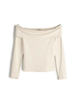 GATE Top z odkrytymi ramionami| Koszulki I Topy·Topy