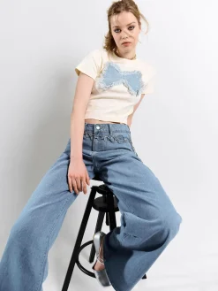 GATE Top z ozdobną kokardką| Koszulki I Topy·Topy