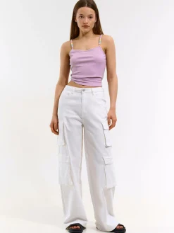 GATE Top z ozdobnymi koralikami| Koszulki I Topy·Podkoszulki ☀️