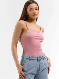 GATE Top z ozdobnymi koralikami| Koszulki I Topy·Podkoszulki ☀️