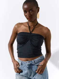 GATE Top z wiązaniem na szyi| Koszulki I Topy·Topy