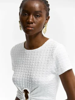 GATE Top zapinany na ozdobną klamrę| Koszulki I Topy·Topy|Koszulki I Topy·Crop Top ☀️