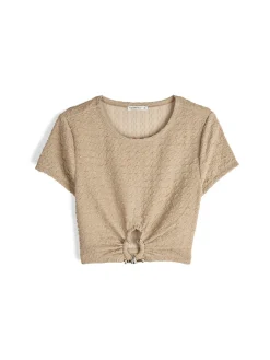 GATE Top zapinany na ozdobną klamrę| Koszulki I Topy·Topy|Koszulki I Topy·Crop Top ☀️