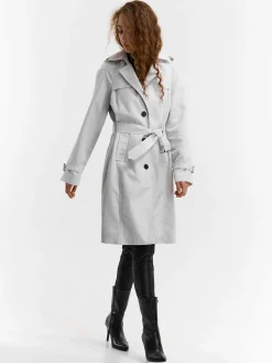 GATE Trencz z paskiem| Kurtki I Płaszcze·Płaszcze|Kurtki I Płaszcze·Trencz