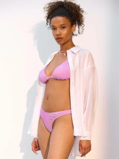 GATE Trójkątny top od bikini z metalicznym włóknem| Kategorie·Stroje Kąpielowe ☀️