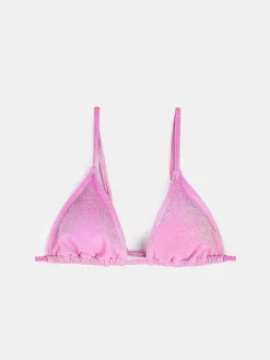 GATE Trójkątny top od bikini z metalicznym włóknem| Kategorie·Stroje Kąpielowe ☀️