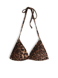GATE Trójkątny top od bikini ze zwierzęcym nadrukiem| Kategorie·Stroje Kąpielowe ☀️