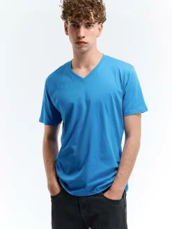 GATE T-shirt basic z bawełny slim fit| Koszulki·Koszulki ☀️|Koszulki·Basic Koszulki I Podkoszulki