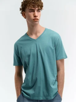 GATE T-shirt basic z bawełny slim fit| Koszulki·Koszulki ☀️|Koszulki·Basic Koszulki I Podkoszulki