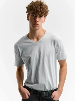 GATE T-shirt basic z bawełny slim fit| Koszulki·Koszulki ☀️|Koszulki·Basic Koszulki I Podkoszulki