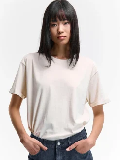 GATE T-shirt o luźnym kroju, wykonany z bawełny| Koszulki I Topy·Koszulki