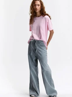 GATE T-shirt o luźnym kroju, wykonany z bawełny| Koszulki I Topy·Koszulki