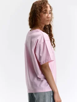 GATE T-shirt o luźnym kroju, wykonany z bawełny| Koszulki I Topy·Koszulki