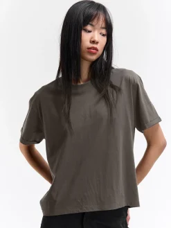 GATE T-shirt o luźnym kroju, wykonany z bawełny| Koszulki I Topy·Koszulki