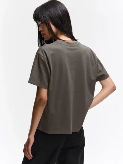 GATE T-shirt o luźnym kroju, wykonany z bawełny| Koszulki I Topy·Koszulki