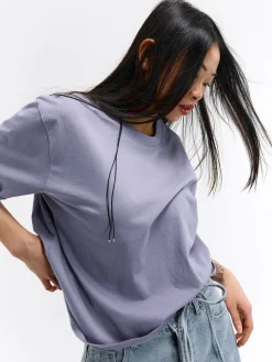 GATE T-shirt o luźnym kroju, wykonany z bawełny| Koszulki I Topy·Koszulki