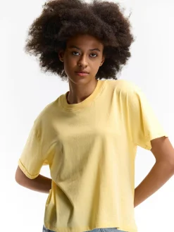 GATE T-shirt o luźnym kroju, wykonany z bawełny| Koszulki I Topy·Koszulki