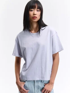 GATE T-shirt o luźnym kroju, wykonany z bawełny| Koszulki I Topy·Koszulki