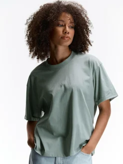 GATE T-shirt o luźnym kroju, wykonany z bawełny| Koszulki I Topy·Koszulki