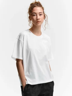 GATE T-shirt o luźnym kroju, wykonany z bawełny| Koszulki I Topy·Koszulki