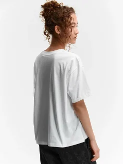 GATE T-shirt o luźnym kroju, wykonany z bawełny| Koszulki I Topy·Koszulki