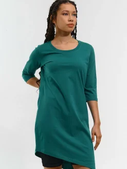 GATE T-shirt z asymetrycznym dołem| Koszulki I Topy·Koszulki