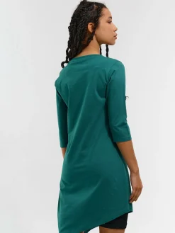 GATE T-shirt z asymetrycznym dołem| Koszulki I Topy·Koszulki