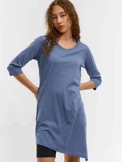 GATE T-shirt z asymetrycznym dołem| Koszulki I Topy·Koszulki