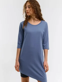 GATE T-shirt z asymetrycznym dołem| Koszulki I Topy·Koszulki