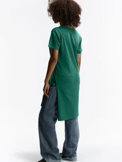 GATE T-shirt z bawełnianej dzianiny| Koszulki I Topy·Koszulki