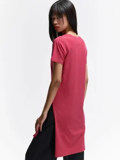 GATE T-shirt z bawełnianej dzianiny| Koszulki I Topy·Koszulki