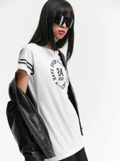 GATE T-shirt z bawełnianej dzianiny| Koszulki I Topy·Koszulki|Koszulki I Topy·Koszulki Z Nadrukiem