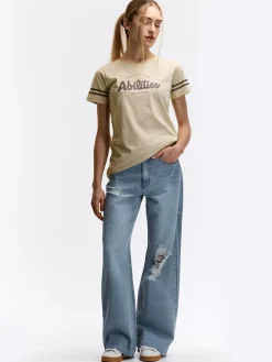 GATE T-shirt z bawełnianej dzianiny| Koszulki I Topy·Koszulki|Koszulki I Topy·Koszulki Z Nadrukiem