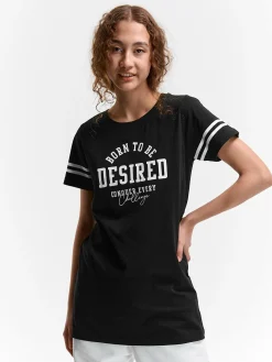 GATE T-shirt z bawełnianej dzianiny| Koszulki I Topy·Koszulki|Koszulki I Topy·Koszulki Z Nadrukiem