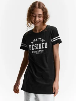 GATE T-shirt z bawełnianej dzianiny| Koszulki I Topy·Koszulki|Koszulki I Topy·Koszulki Z Nadrukiem