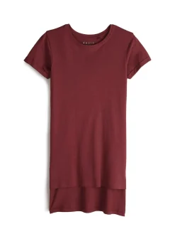 GATE T-shirt z bawełnianej dzianiny| Koszulki I Topy·Koszulki